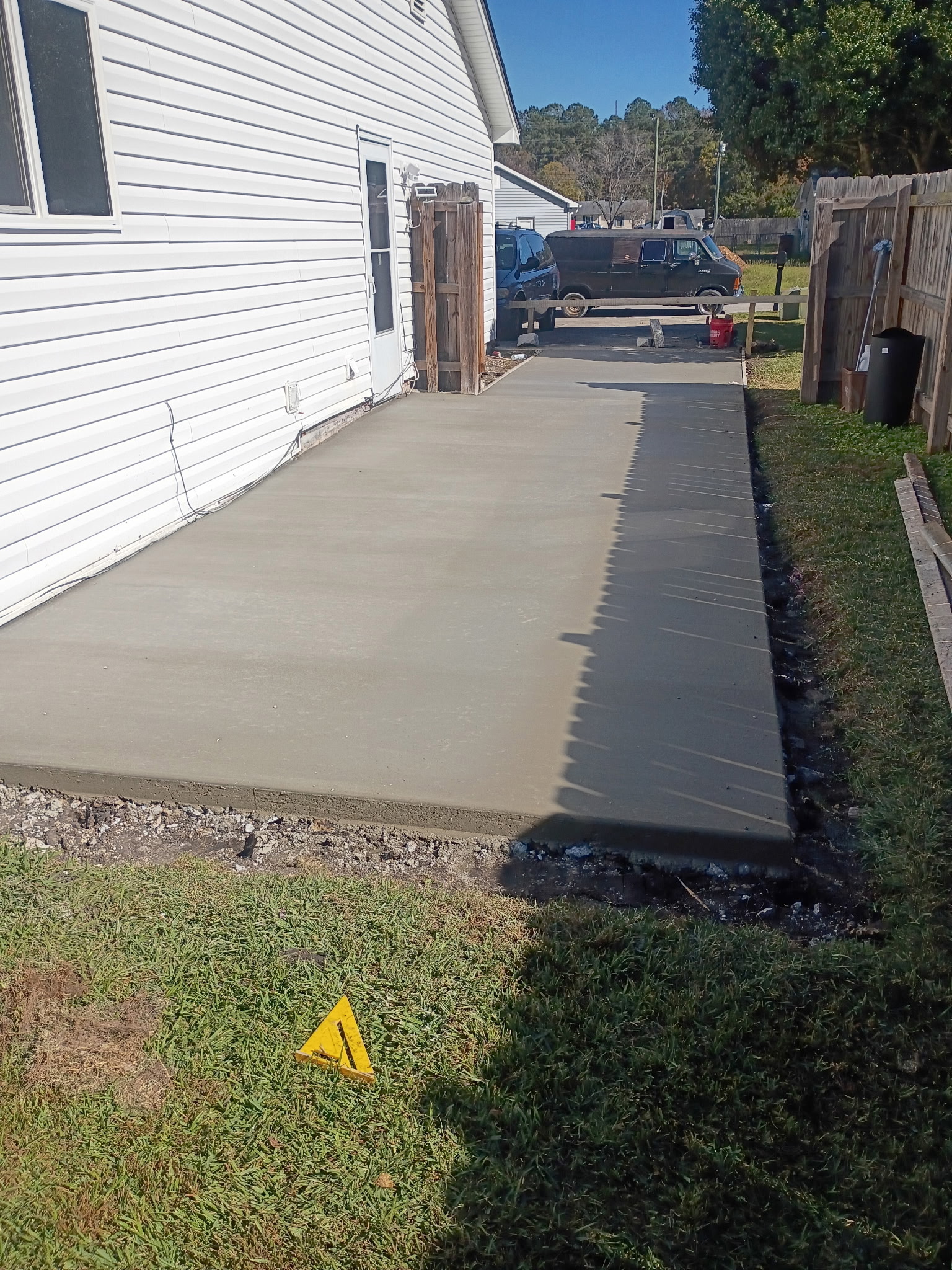 Stamped Concrete Patio Project